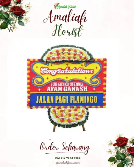 Sewa Papan Bunga Ratu Jaya
